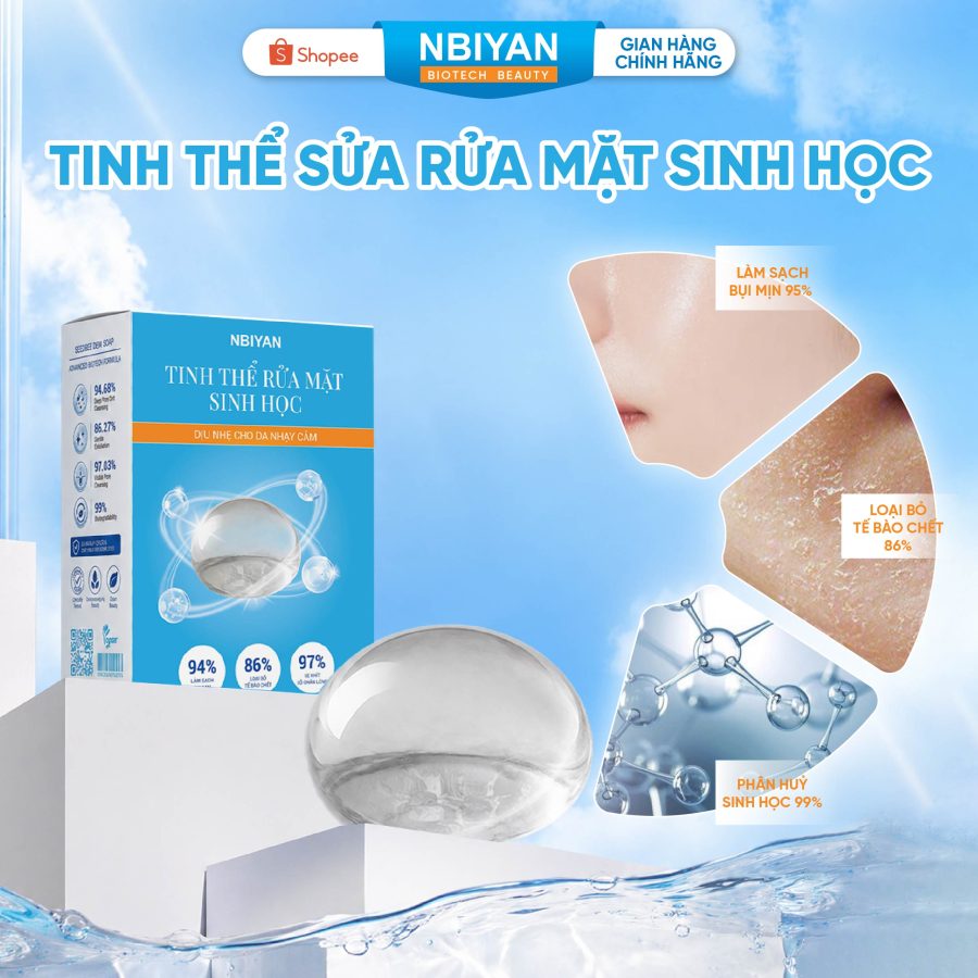 TINH THỂ RỬA MẶT SINH HỌC