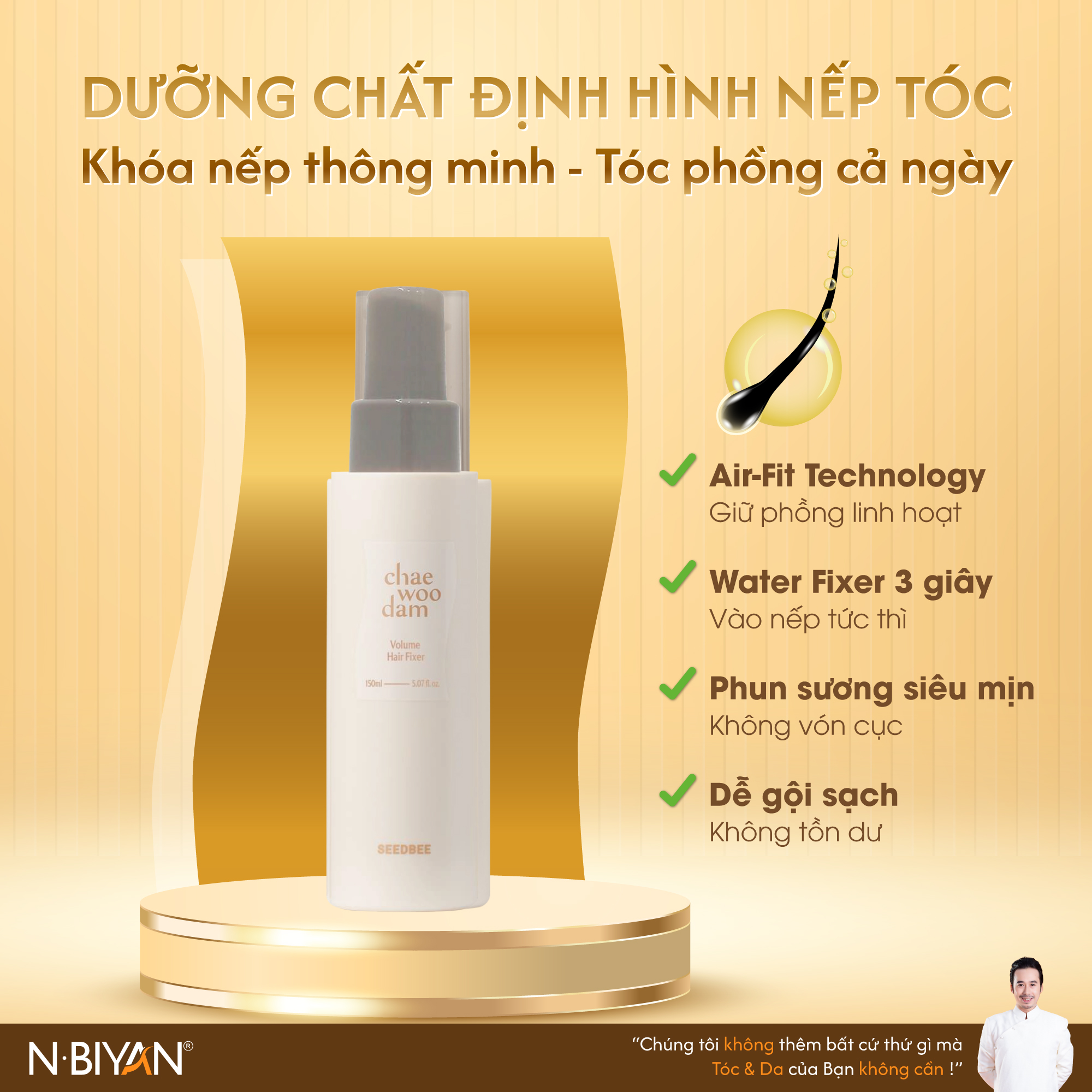 DƯỠNG CHẤT ĐỊNH HÌNH NẾP TÓC