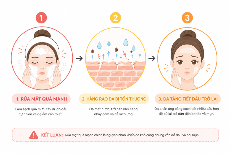 Sữa rửa mặt tạo bọt